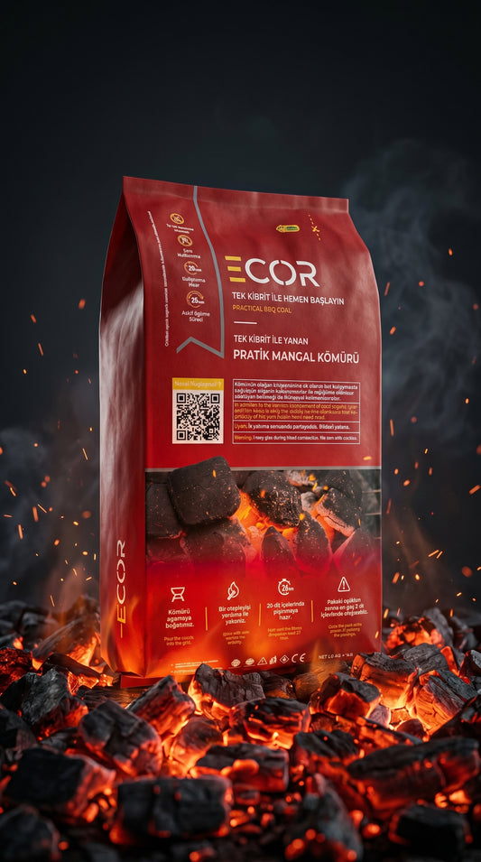 ECOR Yeni Nesil Mangal Kömürü (1,5 KG)